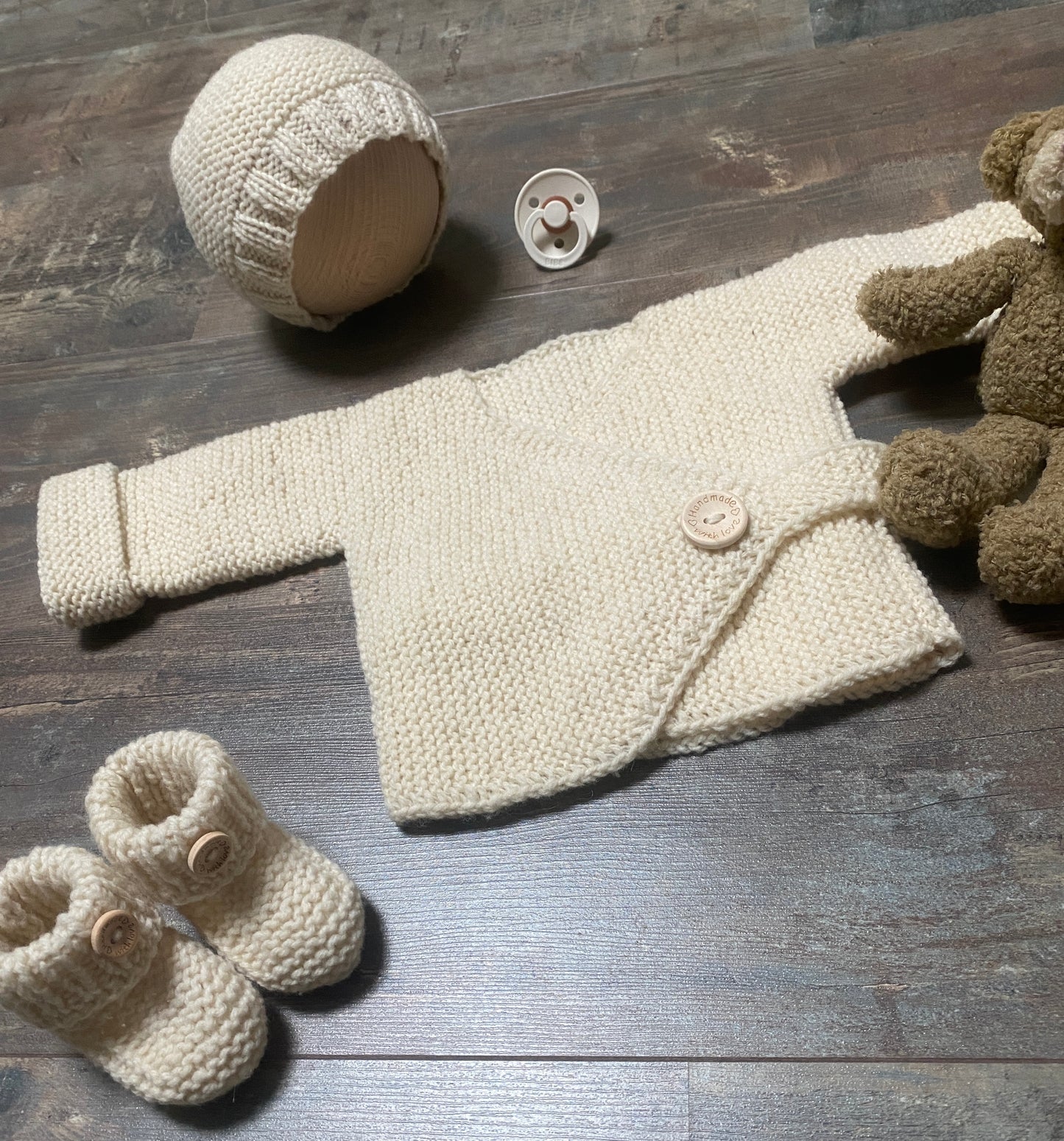 Trousseau de naissance ISIDORE au tricot