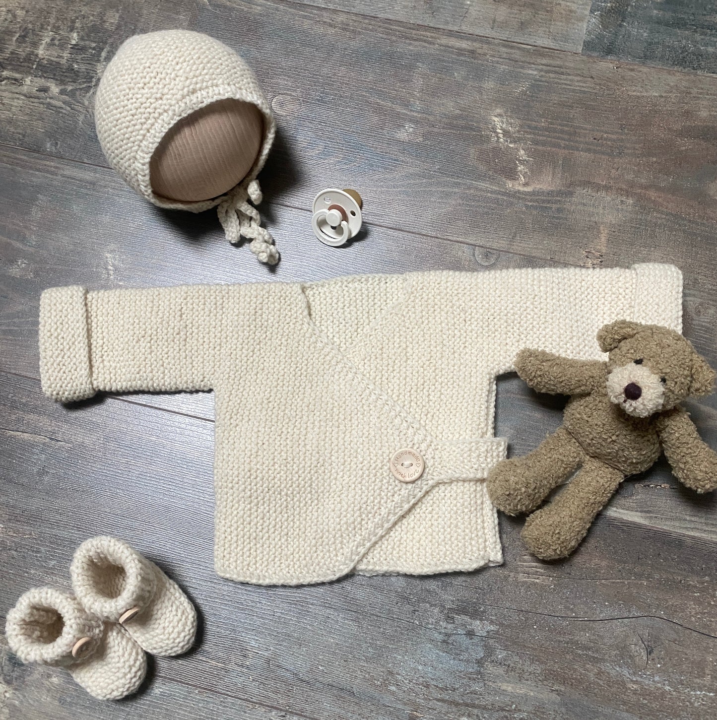 Trousseau de naissance ISIDORE au tricot