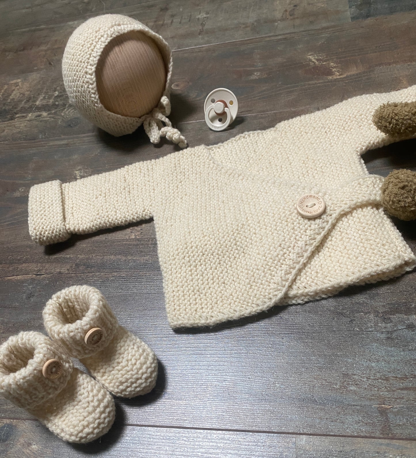 Trousseau de naissance ISIDORE au tricot